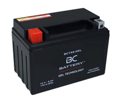 BCTX9-GEL| Batteria Moto al GEL,YTX9-BS, 12V, 8Ah, CCA:135Amp,150x87x105mm - BC Battery Italian Official Website