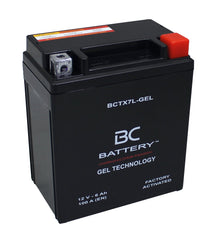 BCTX7L-GEL| Batteria Moto al GEL, YTX7L-BS, 12V, 6Ah, CCA: 100Amp, 150x70x130mm - BC Battery Italian Official Website